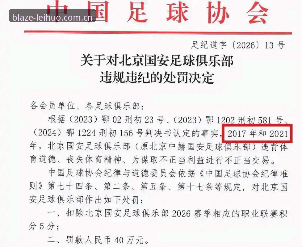 雷火电竞实时赔率 3大关键点解读中国足协第三批禁足名单:65人被处罚,行业乱象深度剖析